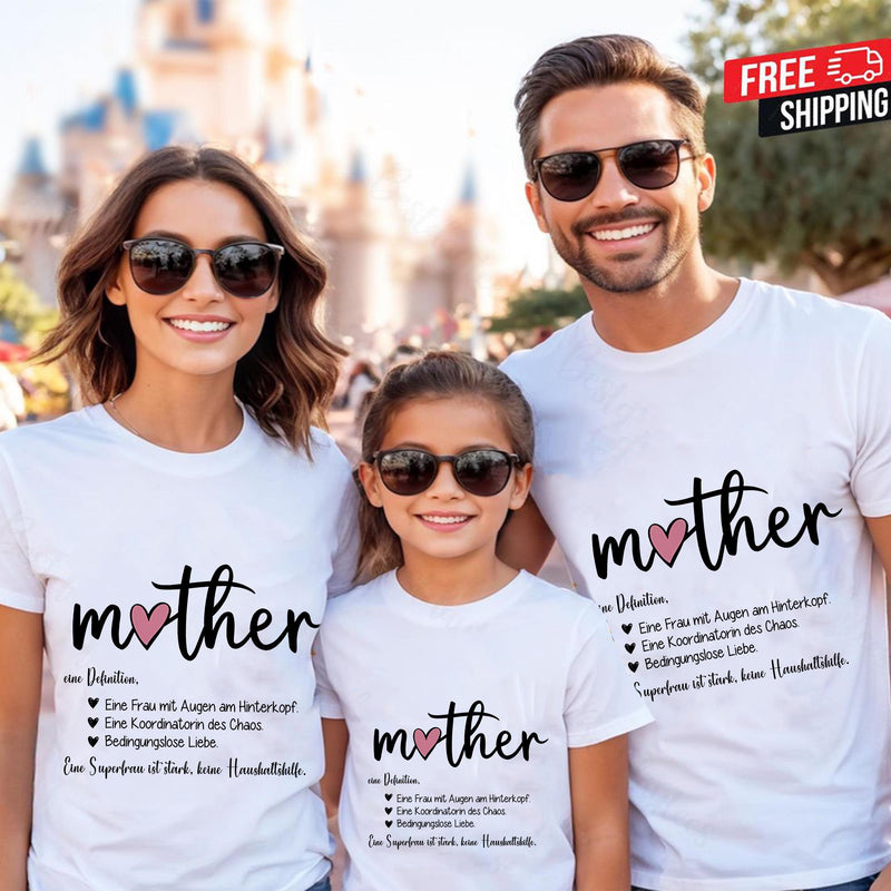 Mama-Spruch-Shirt „mother – eine Definition“