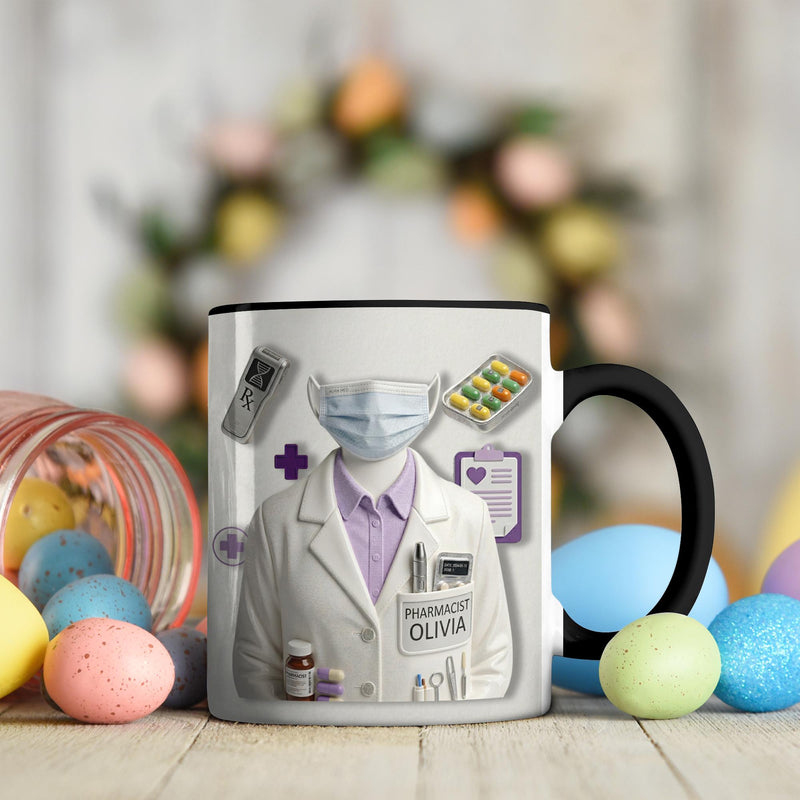 Personalisierte Apotheker-Tasse mit Namen