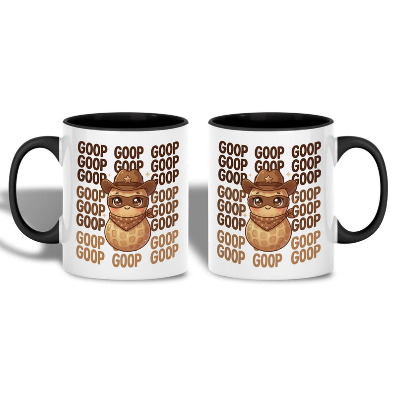 Lustige Erdnuss-Tasse „GOOP“