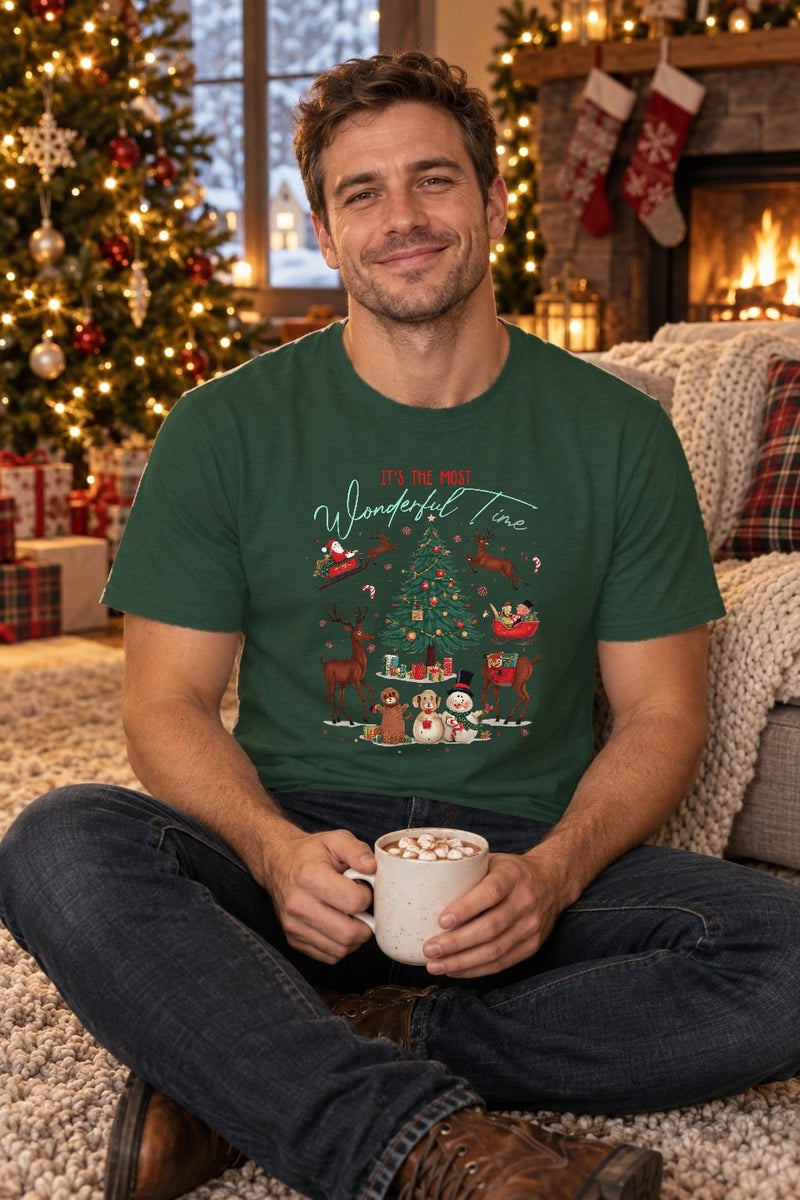 Weihnachtspullover Vintage „It's the most Wonderful Time“