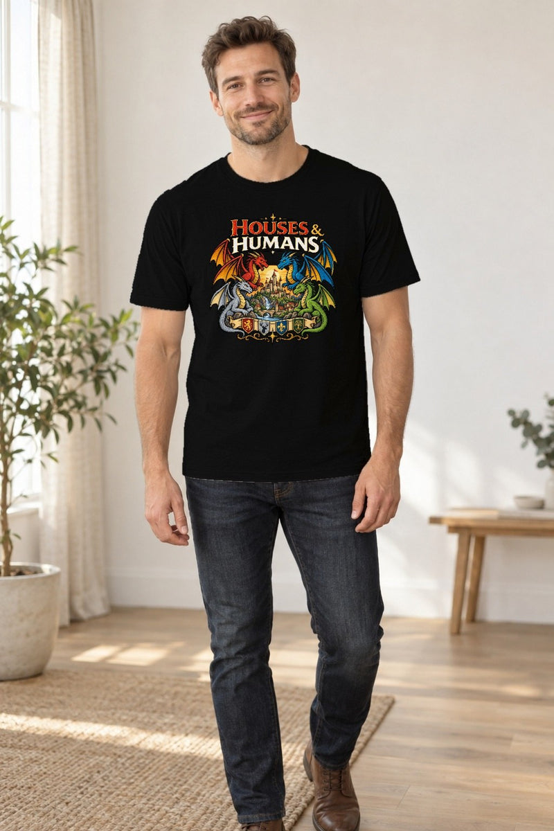Fantasy-Shirt „Houses & Humans“