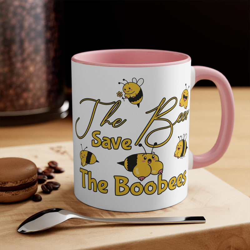 Lustige Bienen-Tasse „The Bees Save The Boobees“