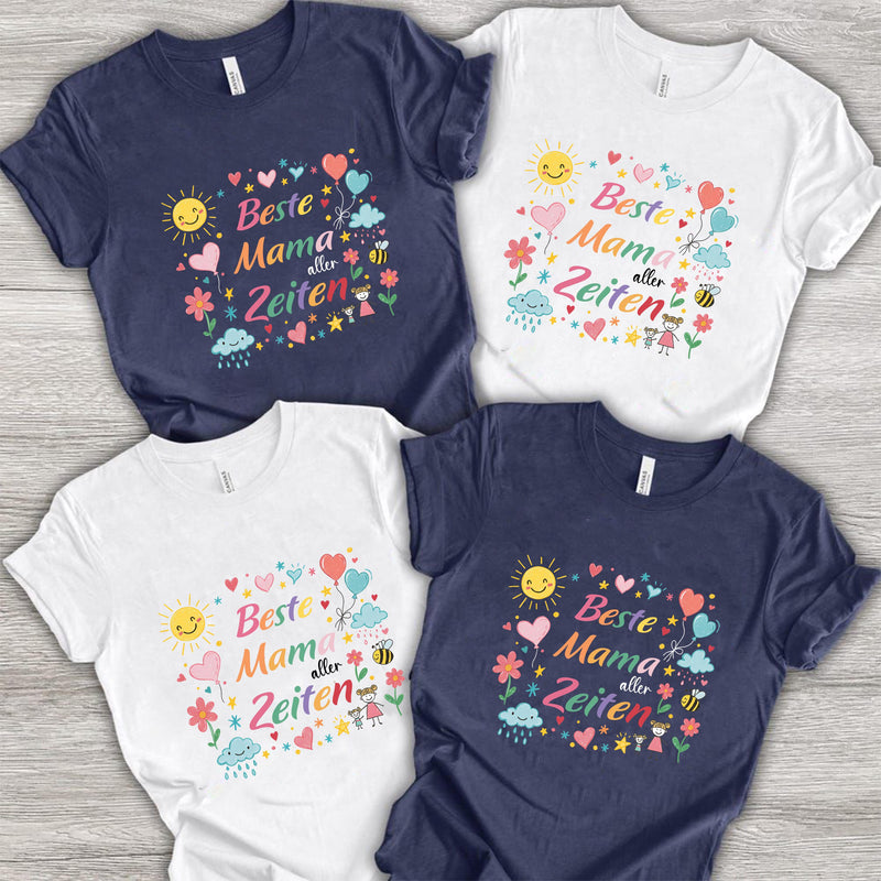 Beste-Mama-Shirt „Beste Mama aller Zeiten“