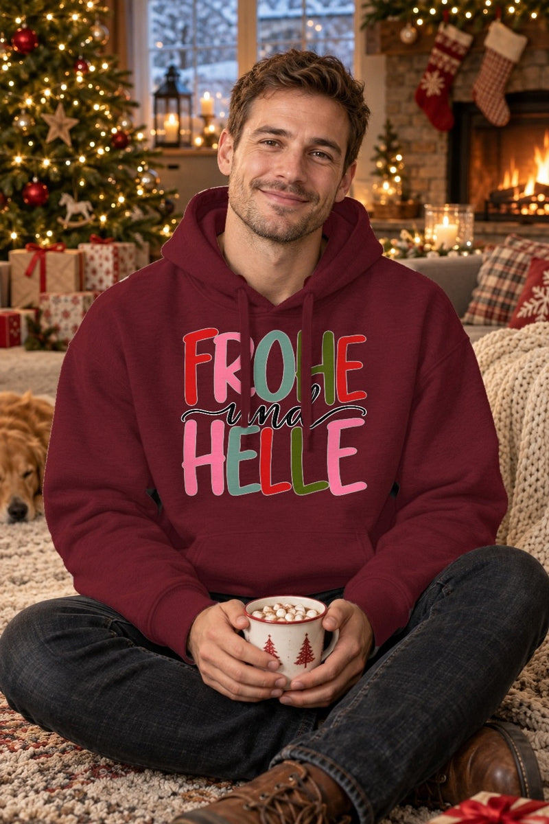 Weihnachtspullover „Frohe und Helle“