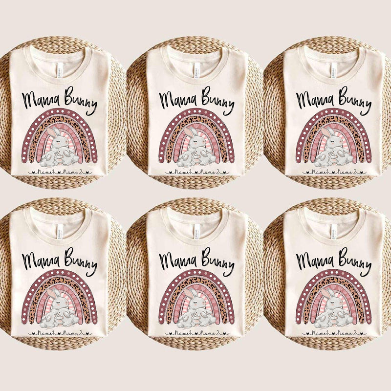 Mama Shirt personalisiert „Mama Bunny“