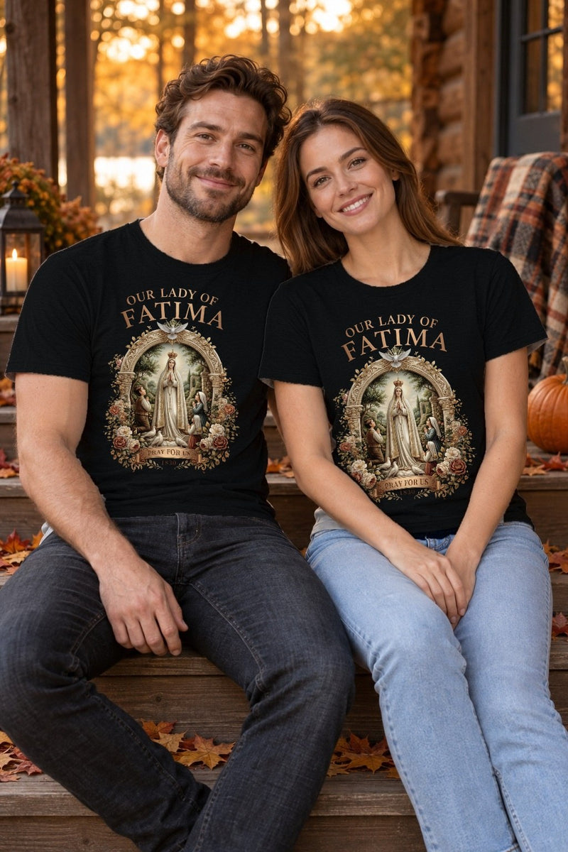 Christliches Shirt Our Lady of Fatima