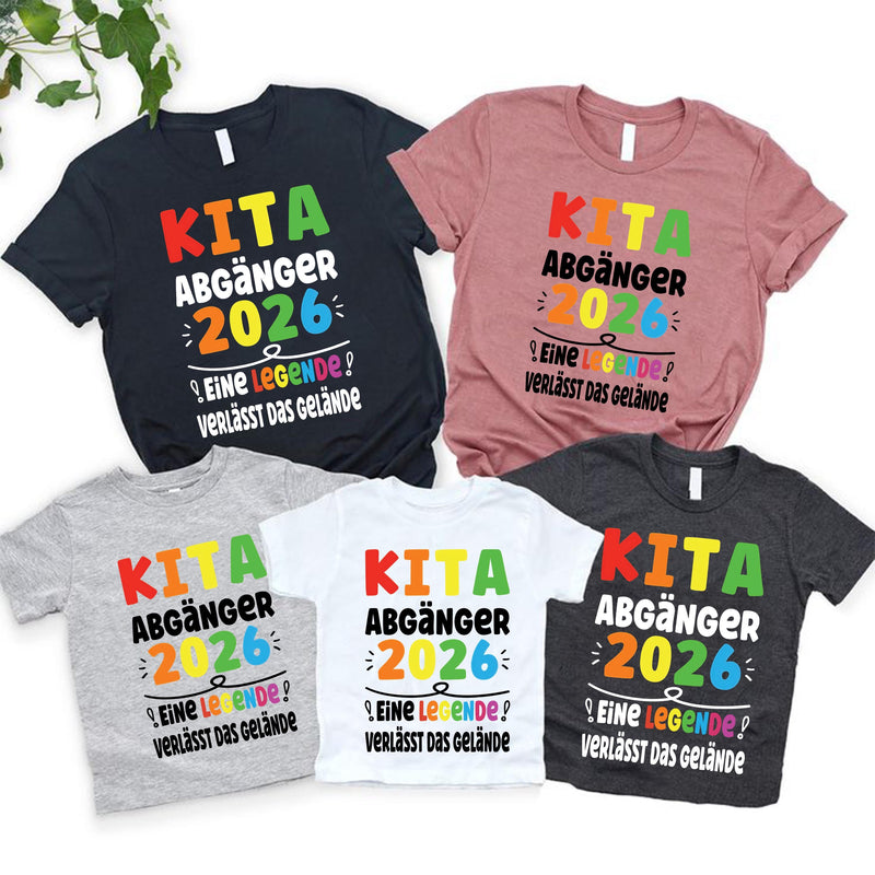 Kita-Abgänger-Shirt 2026 „Eine Legende verlässt das Gelände“