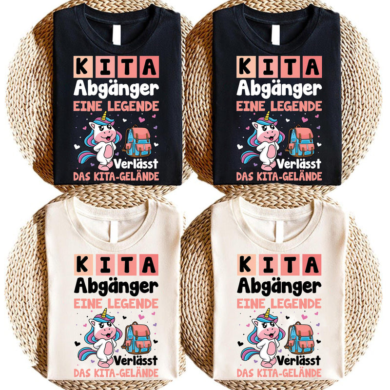 Kita-Abgänger-Shirt mit Einhorn „Eine Legende verlässt das Kita-Gelände“