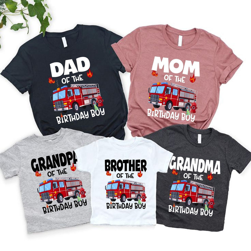 Feuerwehr Geburtstag T-Shirt „… of the Birthday Boy“