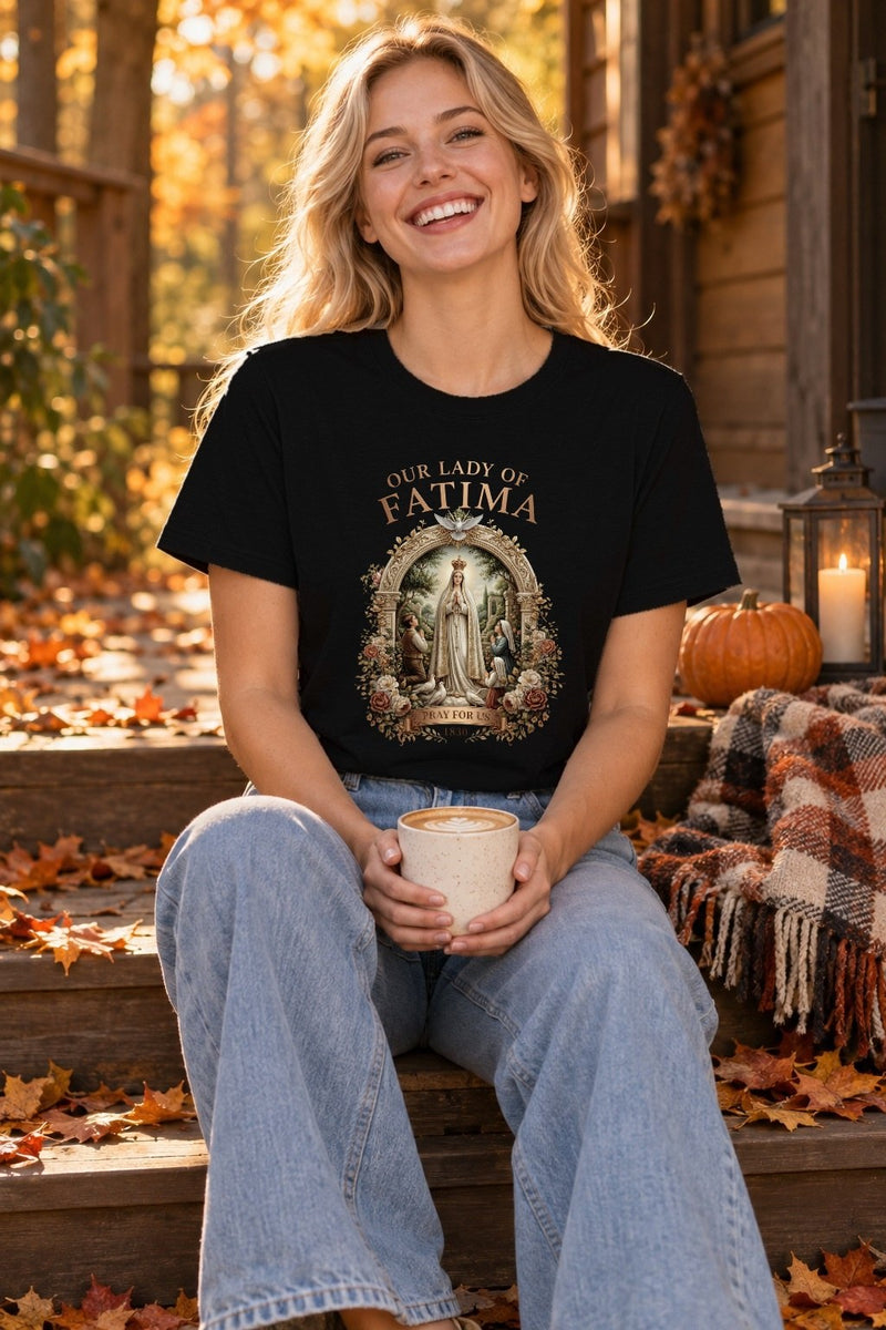 Christliches Shirt Our Lady of Fatima