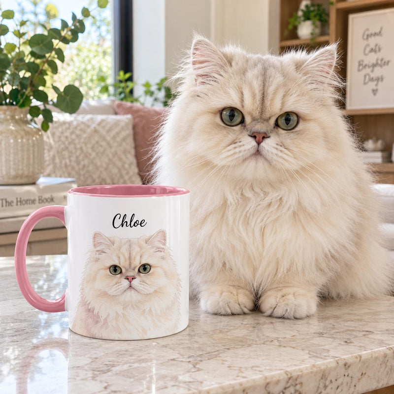 Haustier-Tasse mit Foto und Namen personalisiert