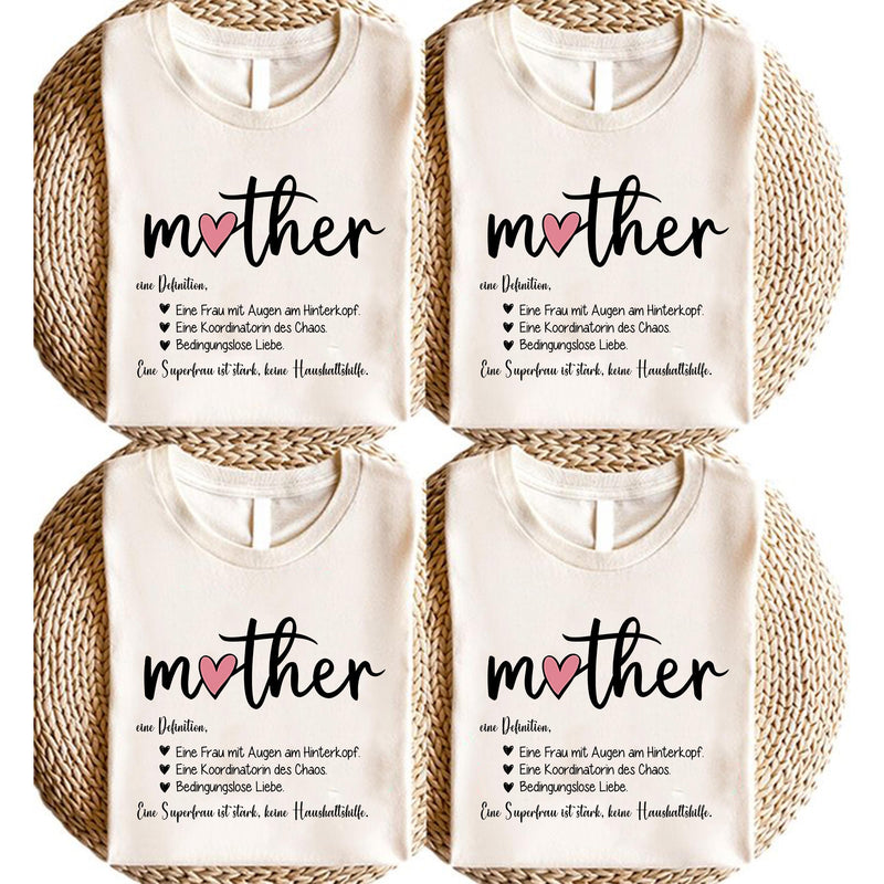 Mama-Spruch-Shirt „mother – eine Definition“