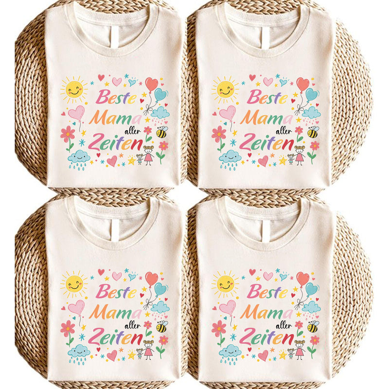 Beste-Mama-Shirt „Beste Mama aller Zeiten“