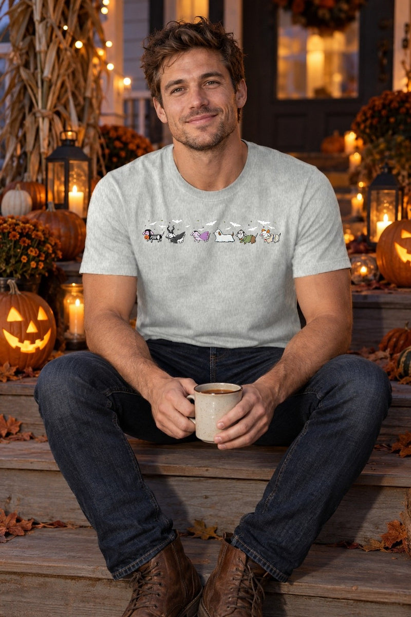 Halloween Pullover Hunde im Kostüm