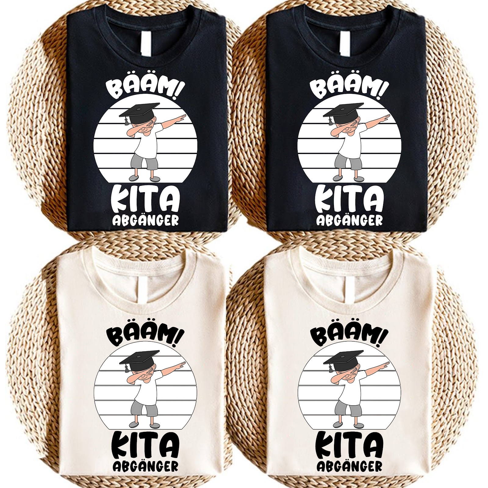 Einschulung T-Shirt „Bääm! Kita-Abgänger“