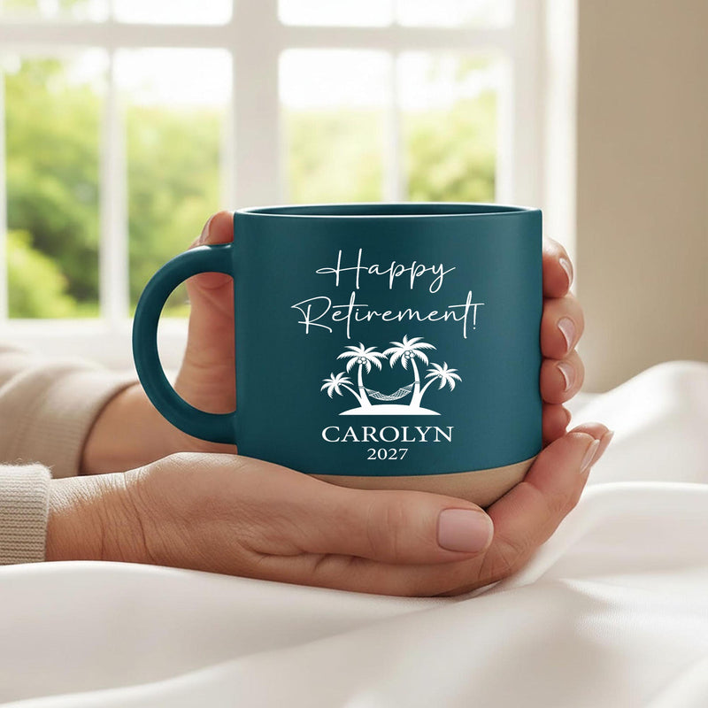 Personalisierte Ruhestand-Tasse mit Namen und Jahr