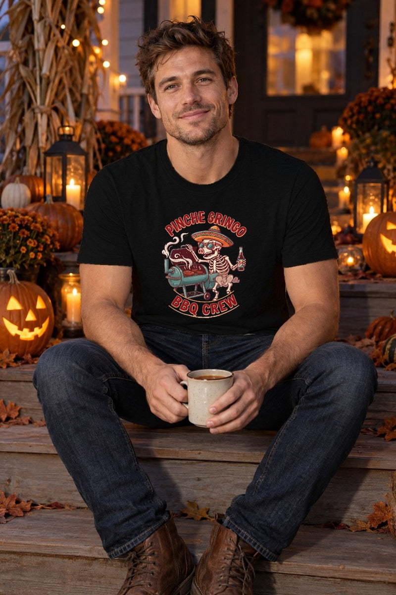 Grill T-Shirt „Pinche Gringo BBQ Crew“