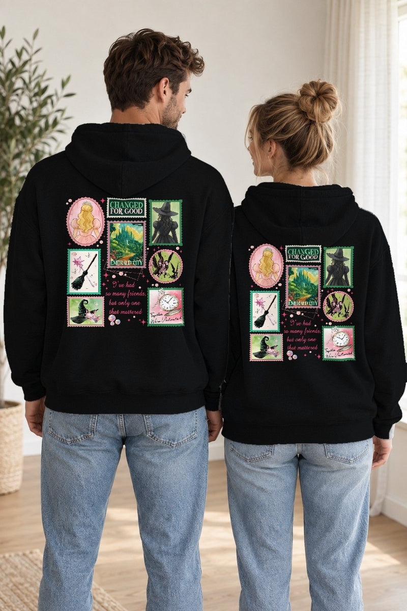 Hexen T-Shirt Musical mit Rückendruck