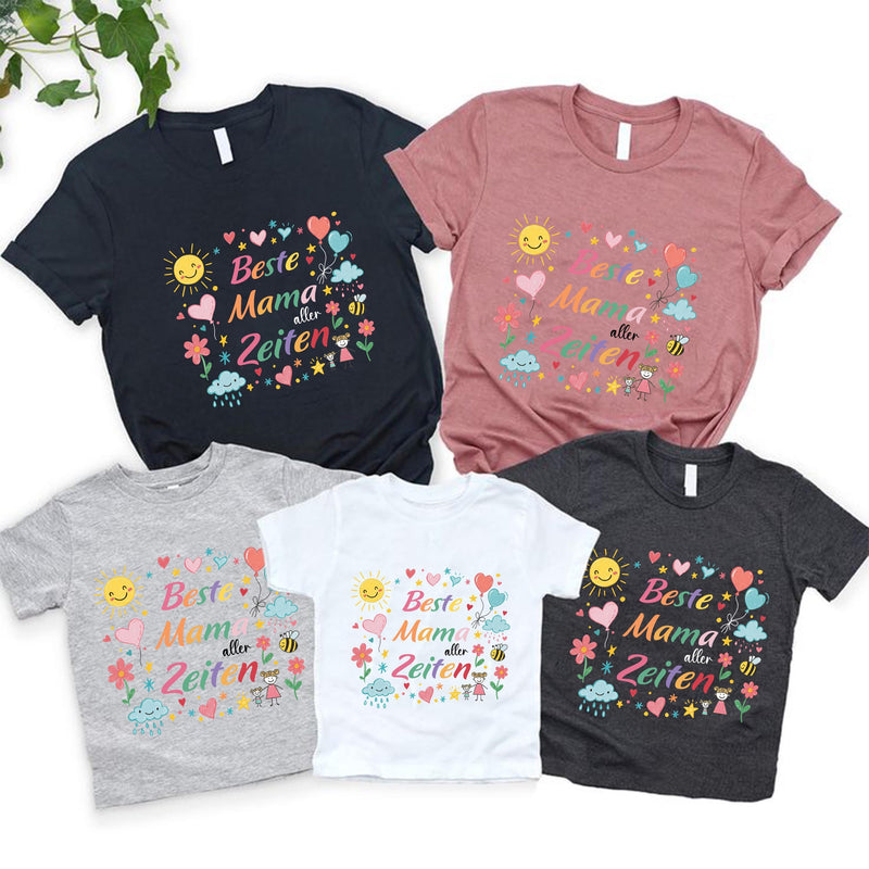 Beste-Mama-Shirt „Beste Mama aller Zeiten“