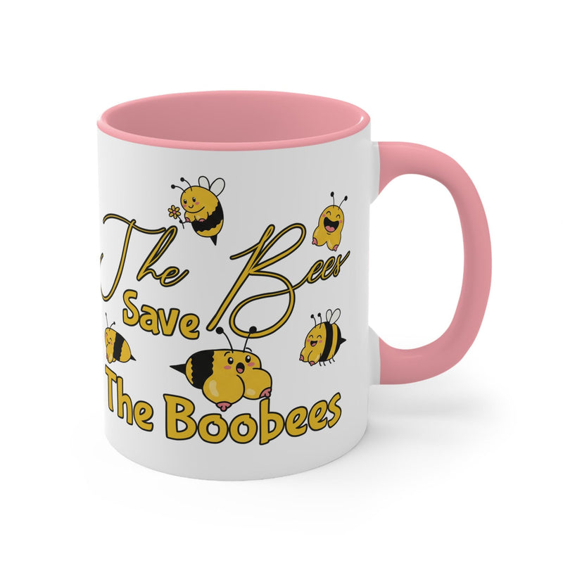 Lustige Bienen-Tasse „The Bees Save The Boobees“