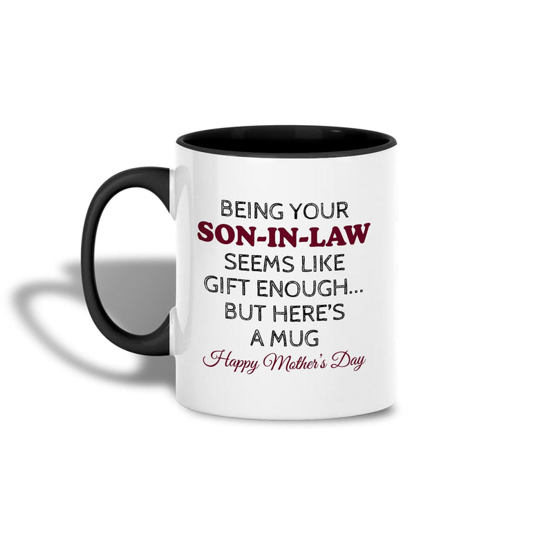Personalisierbare Schwiegersohn-Tasse „Being Your Son-in-Law Seems Like Gift …“