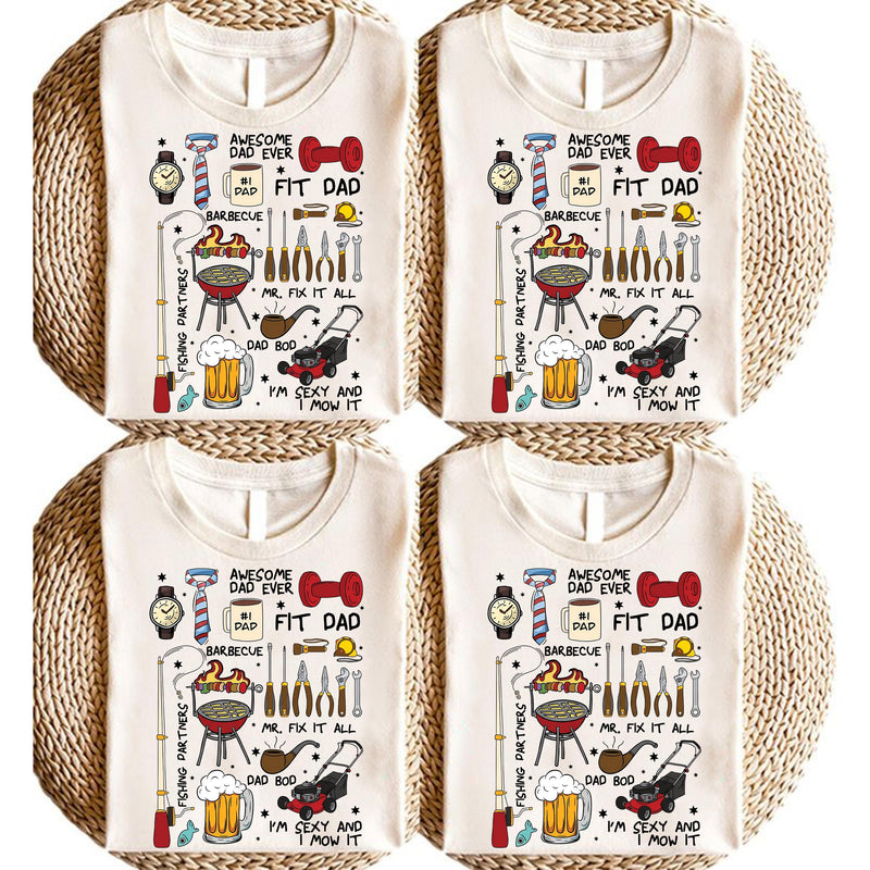 Lustiges Papa-Shirt „Awesome Dad Ever“