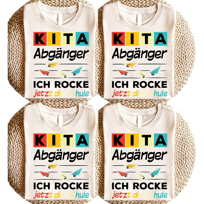 Kita-Abgänger-Shirt „Ich rocke jetzt die Schule“