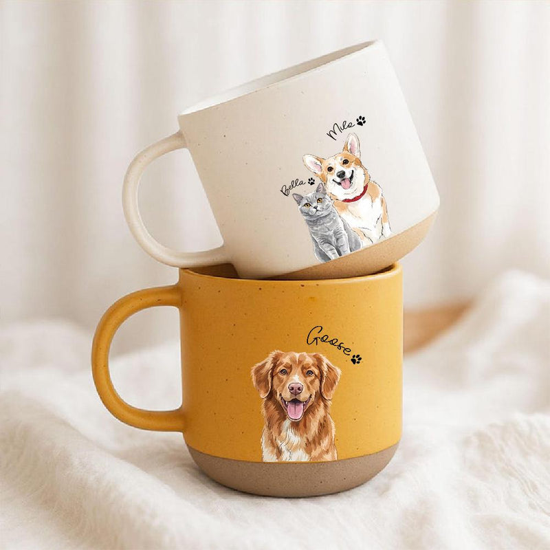Haustier-Tasse mit Foto und Namen