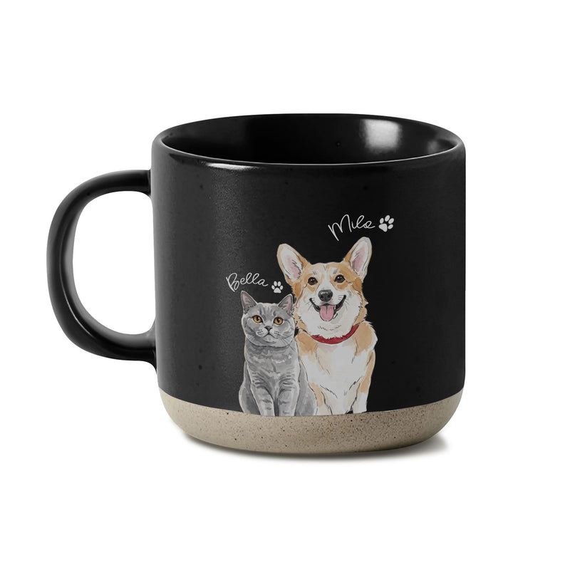 Haustier-Tasse mit Foto und Namen