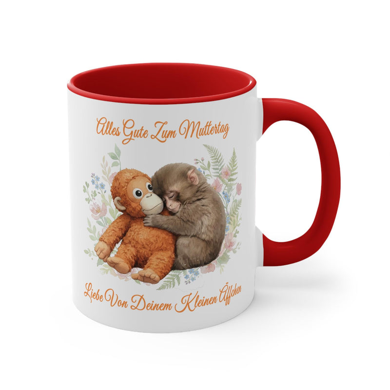 Muttertags-Tasse mit Äffchen Punch the Monkey