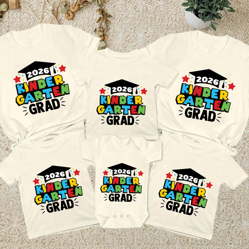 Kita-Abschluss Shirt „2026 Kindergarten Grad“