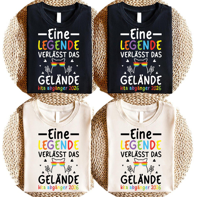 Kita-Abgänger-Shirt „Eine Legende verlässt das Gelände“