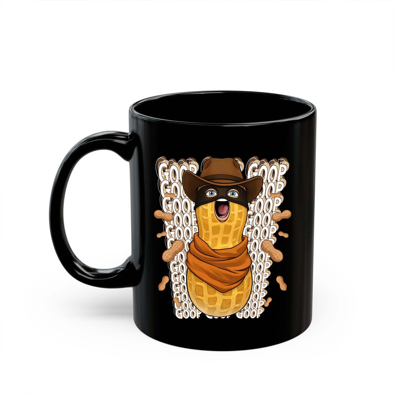 Lustige Erdnuss-Tasse