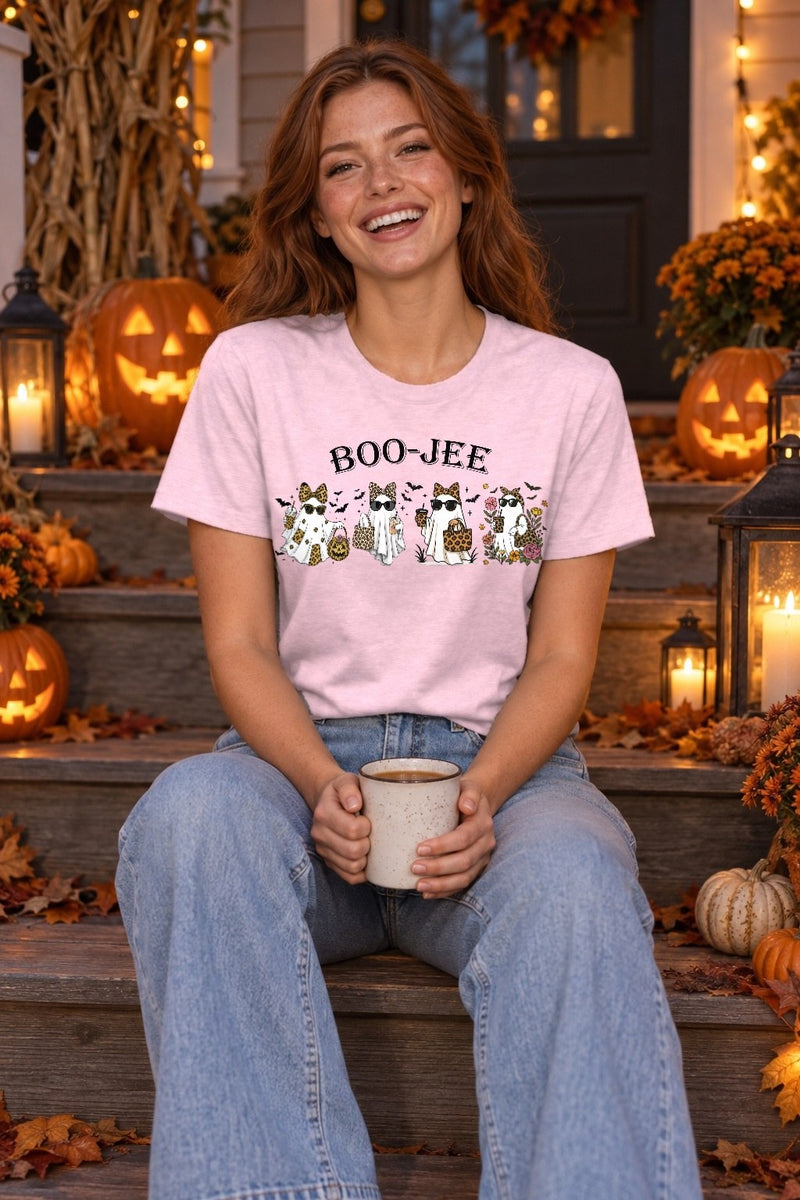Halloween Pullover „Boo-Jee“ – schicke Gespenster mit Sonnenbrille