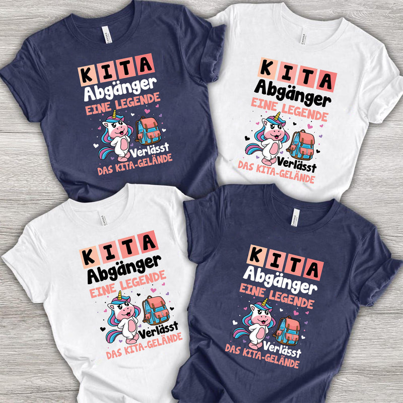 Kita-Abgänger-Shirt mit Einhorn „Eine Legende verlässt das Kita-Gelände“