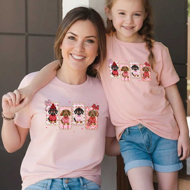 Dackel Valentinstag Shirt