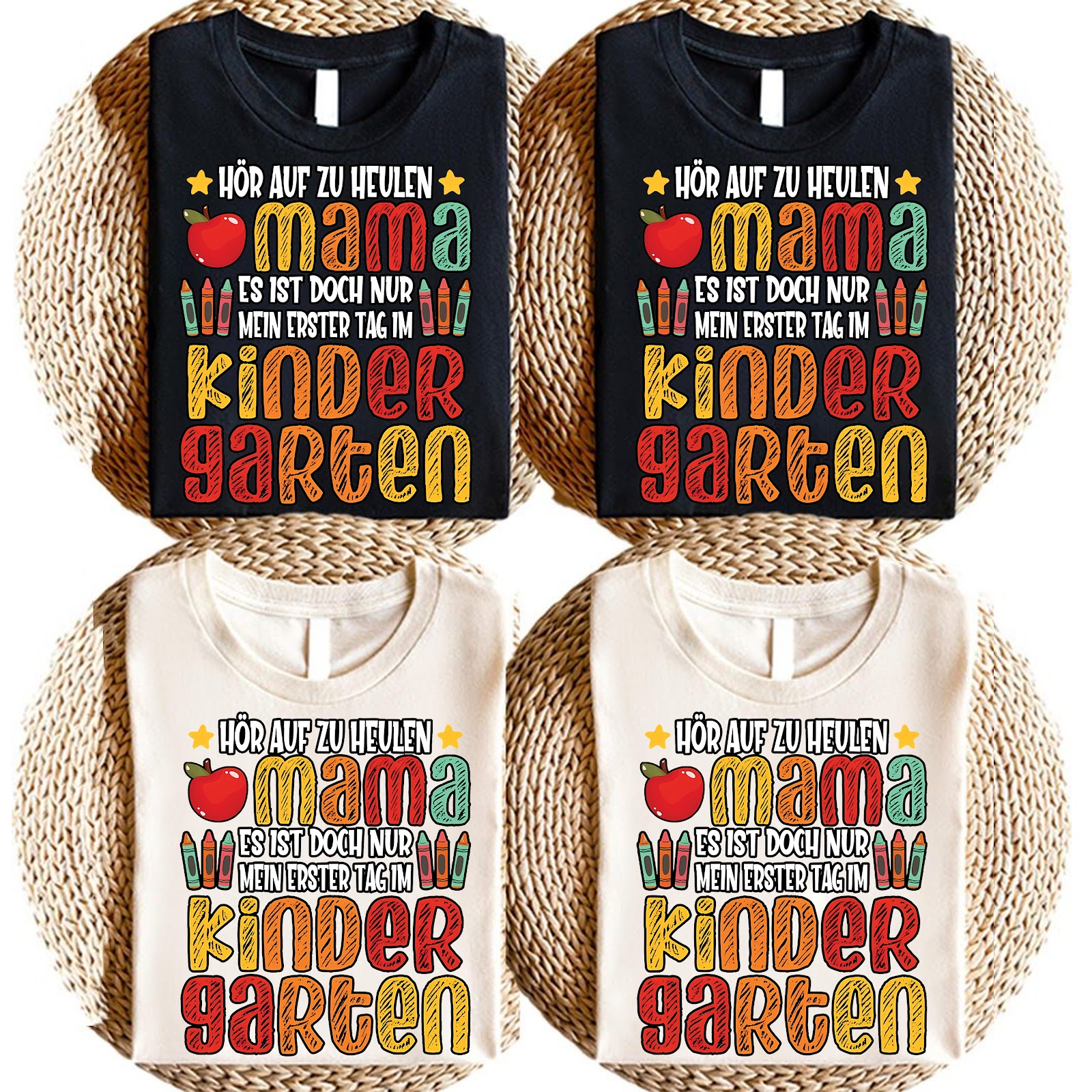Einschulung T-Shirt „Hör auf zu heulen Mama“