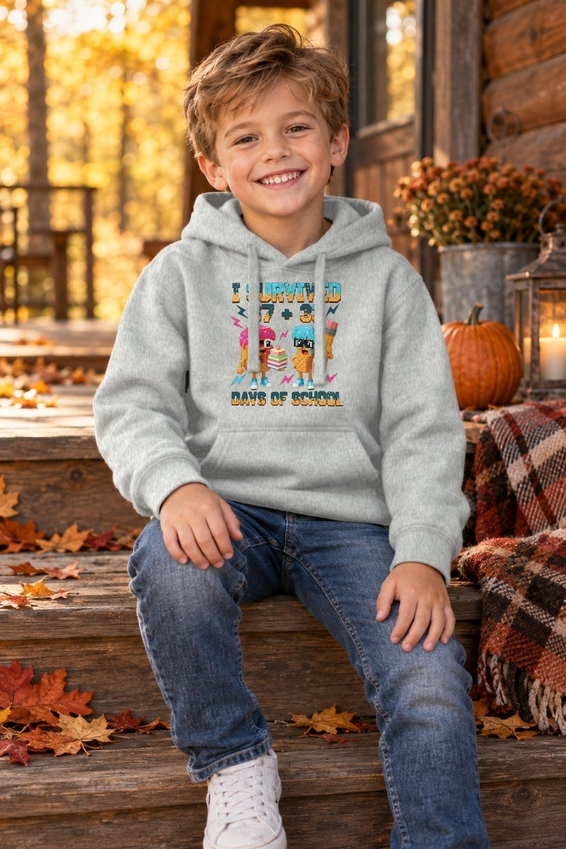 Lustiges Schulshirt „I Survived 67+33 Days of School“