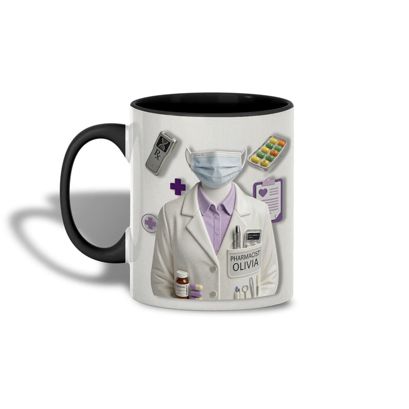 Personalisierte Apotheker-Tasse mit Namen