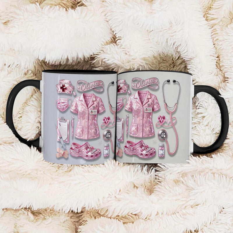 Krankenschwester-Tasse mit Namen