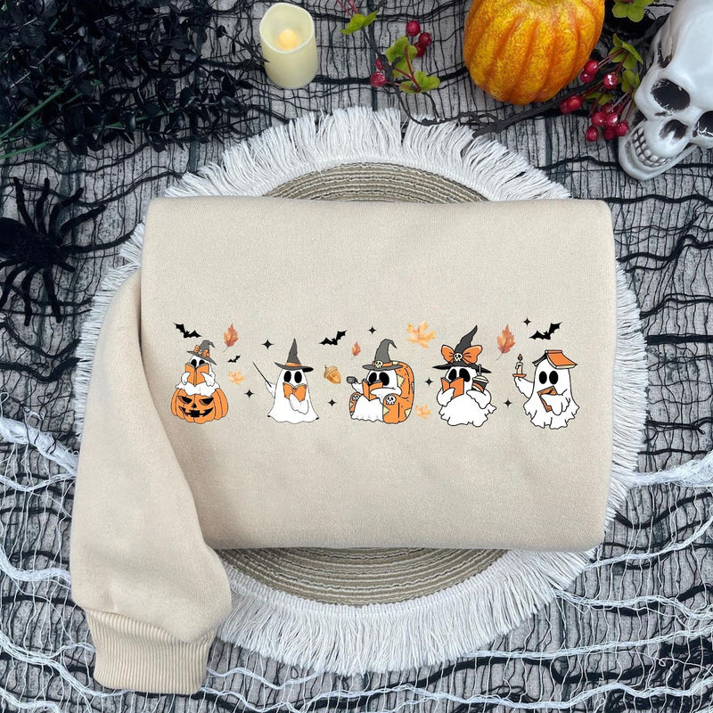 Halloween Pullover Gespenster
