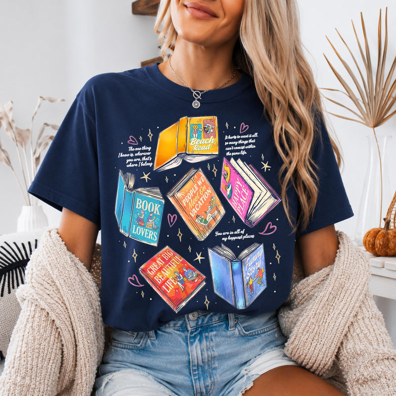Bücher-Shirt für Romance-Leserinnen