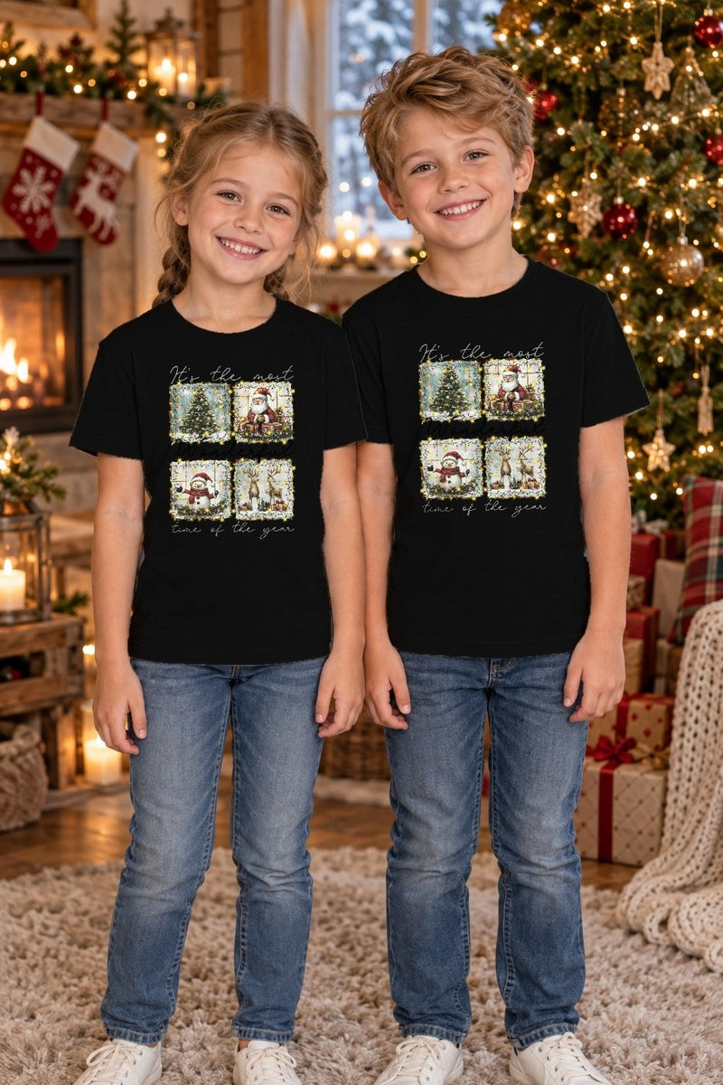 Vintage Weihnachtspullover „It's the most Wonderful time of the year“