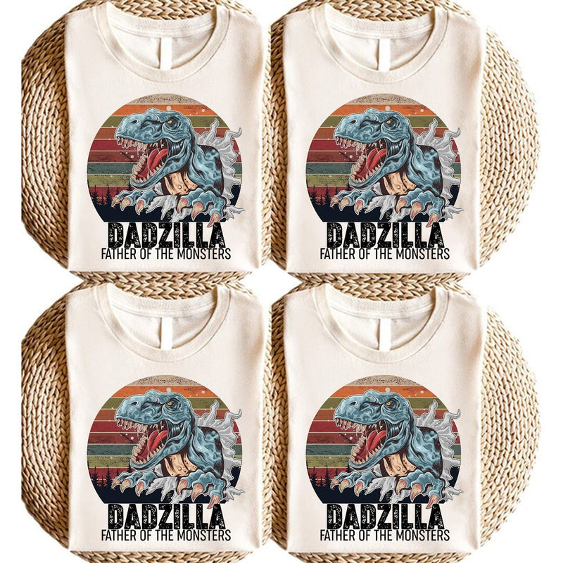 Vatertag T-Shirt „Dadzilla – Father of the Monsters“