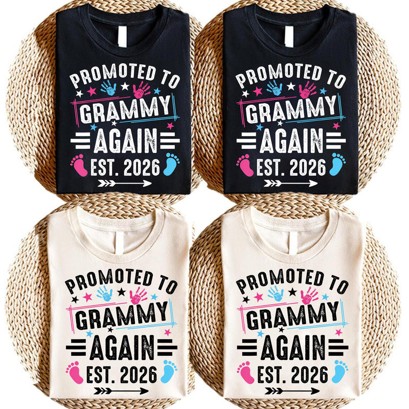 Oma Ankündigung Shirt „Promoted to Grammy Again Est. 2026“