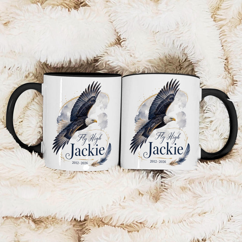 Adler-Tasse „Fly High Jackie“