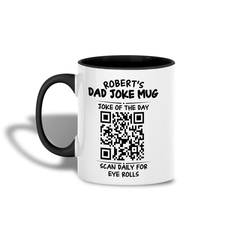 Dad Joke Tasse mit QR-Code „Joke of the Day“