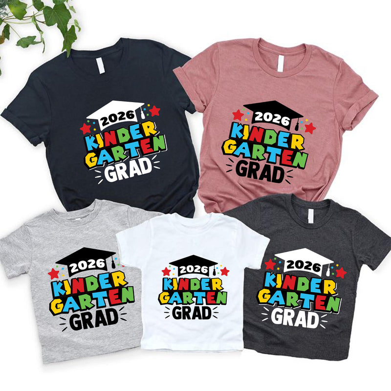 Kita-Abschluss Shirt „2026 Kindergarten Grad“