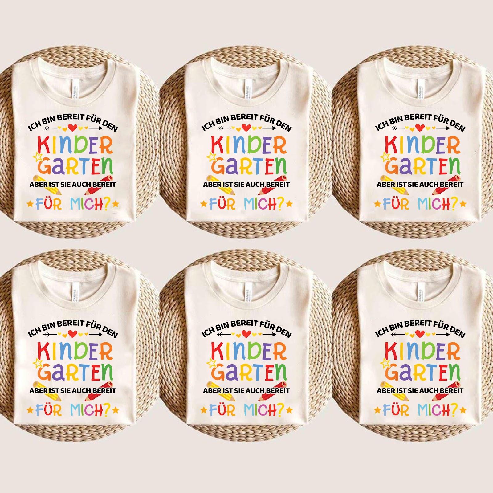Einschulung T-Shirt „Bereit für den Kindergarten“