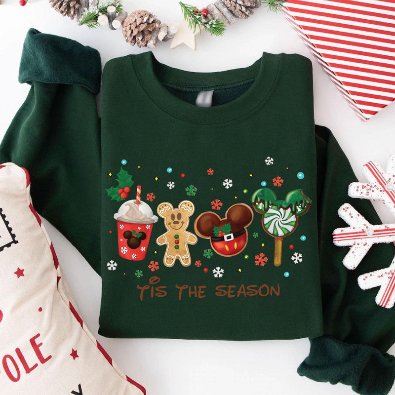 Weihnachtspullover Lebkuchenmann „Tis the Season“